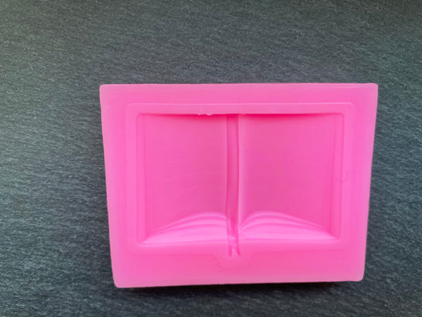 3D Fondantform Buch Bücher Schule Uni Silikon Formen