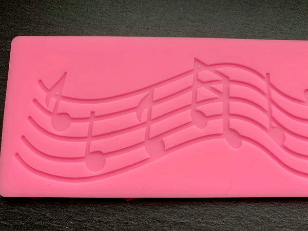 3D Fondantform Musik Noten Musiknoten Notenschlüssel Silikon Formen