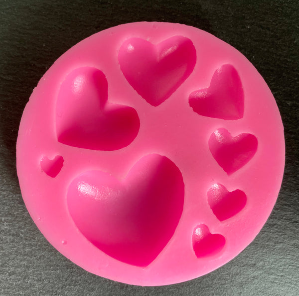 3D Fondantform Herz Herzen Liebe Silikon Formen