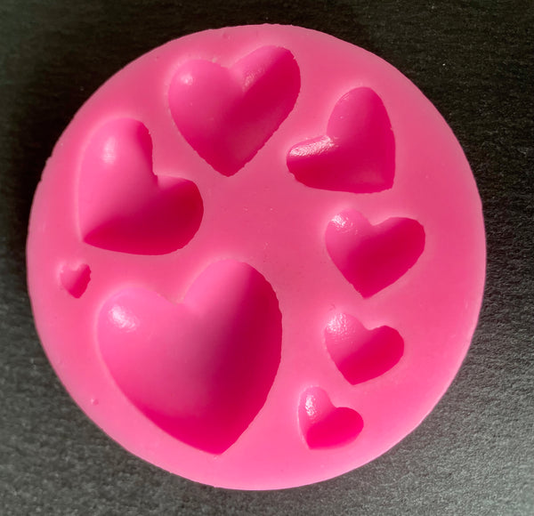 3D Fondantform Herz Herzen Liebe Silikon Formen