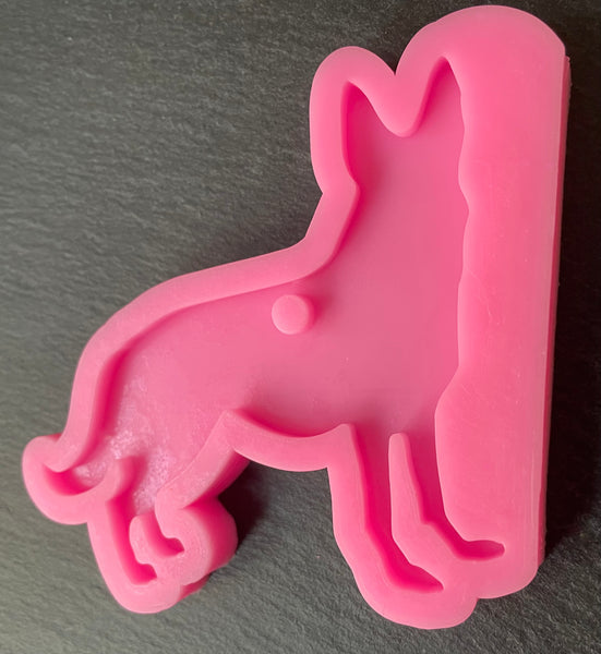 3D Fondantform Hunde Hund Schäferhund Tiere Silikon Fondantform dekorieren