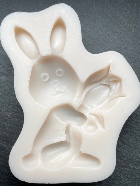 3D Fondantform Osterhase mit Blume Bunny Hase Eastern Silikon