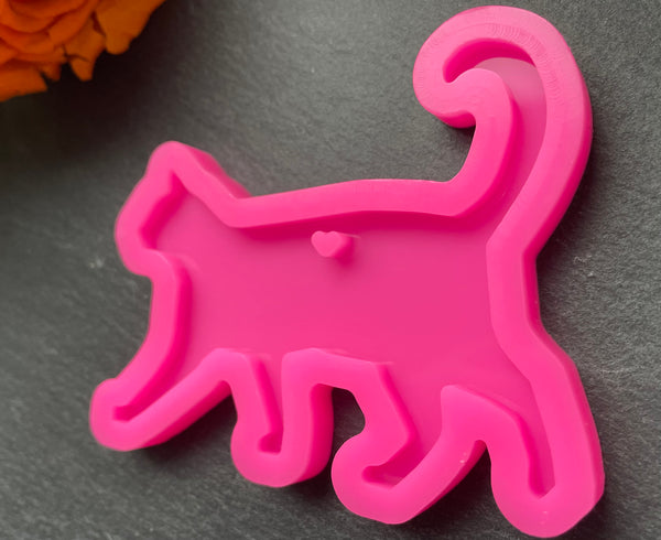 3D Fondantform Katze Katzen Tiere Silikon Fondantform dekorieren