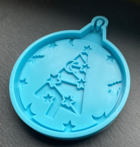 3D Fondantform Tannenbaum Christbaum Sterne Anhänger Weihnachten Fondant Resin