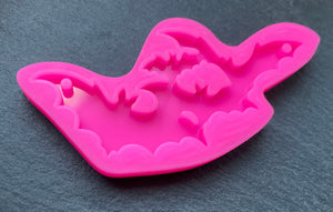 3D Fondantform Fledermaus Anhänger Flughund Resin giessen Tiere Silikonform