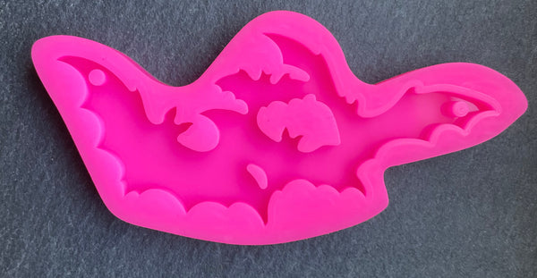 3D Fondantform Fledermaus Anhänger Flughund Resin giessen Tiere Silikonform