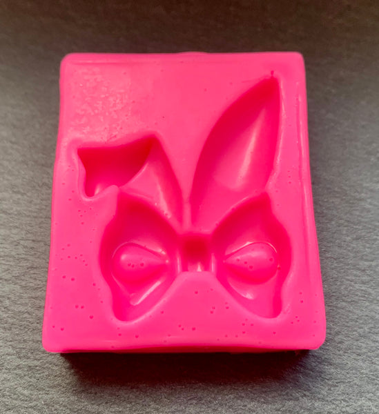 3D Fondantform Hasenohren Ohren geknickt Silikon