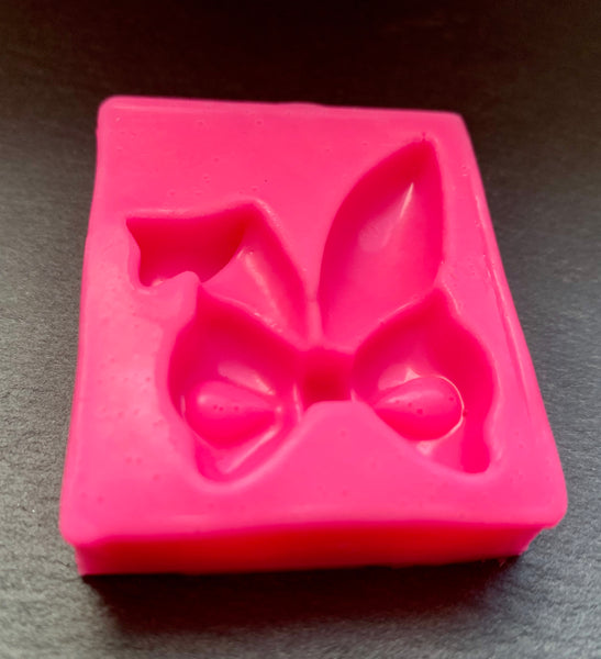 3D Fondantform Hasenohren Ohren geknickt Silikon