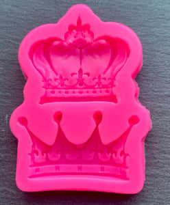 3D Fondantform Krone Royal Crown Silikon Formen